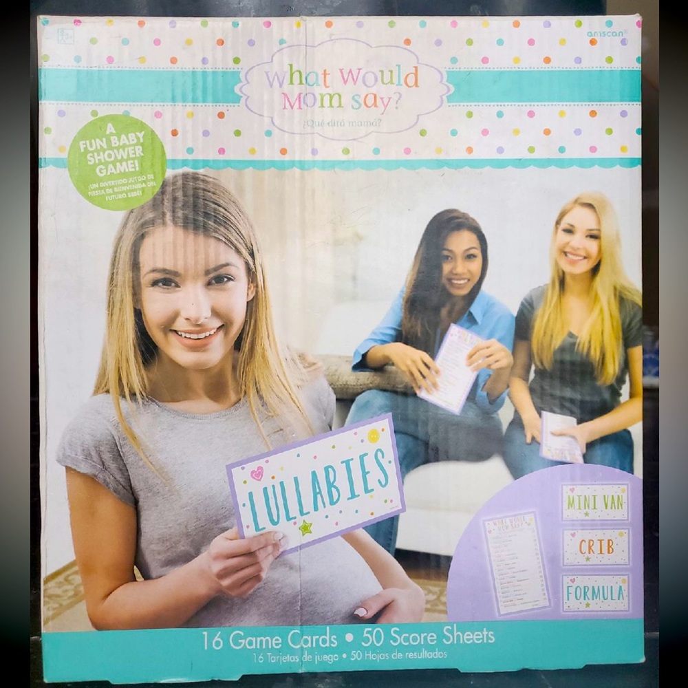 What would Mom say? baby shower game